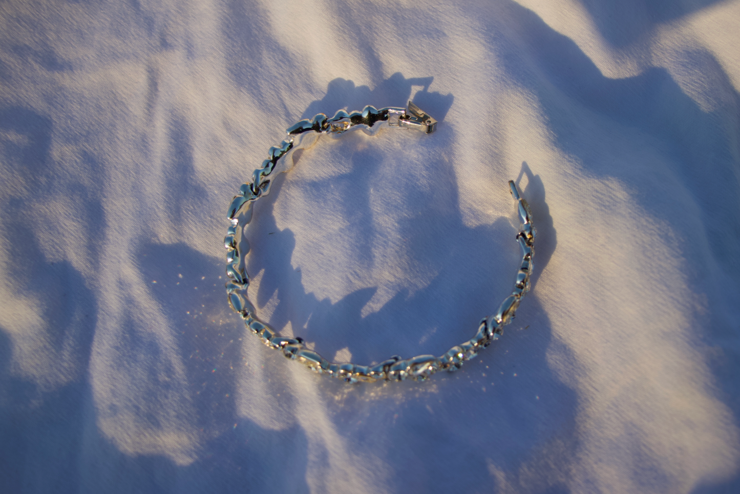 Vintage Givenchy White Cluster Bracelet