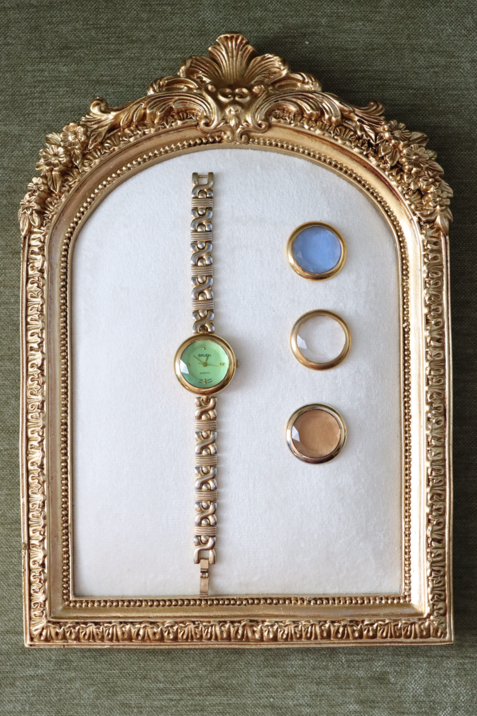 Gruen Vintage Interchangeable Bezel