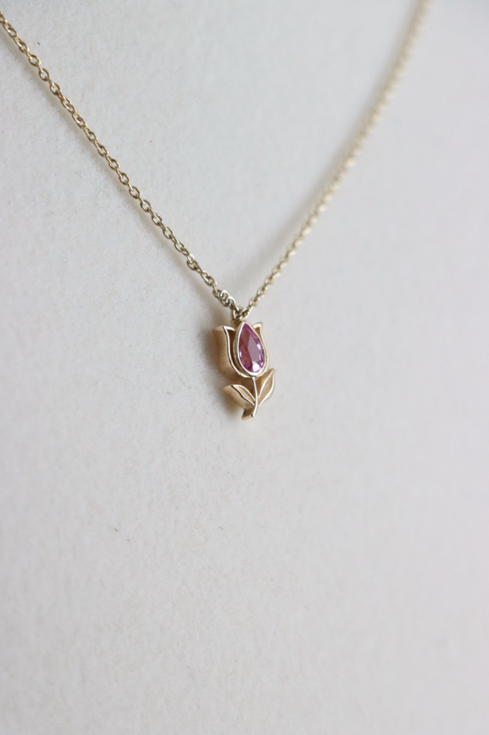 Forever Bloom- 14k Gold Tulip