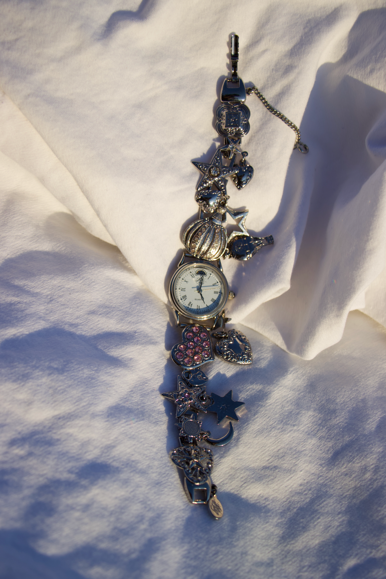 Vintage Kirk's Folly Silver Charm Watch