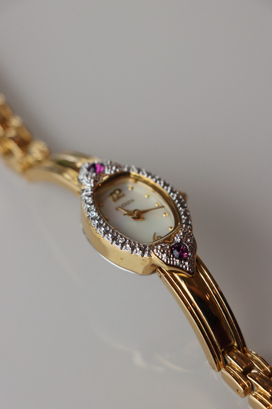 Elgin Vintage, Amethyst Mother of Pearl
