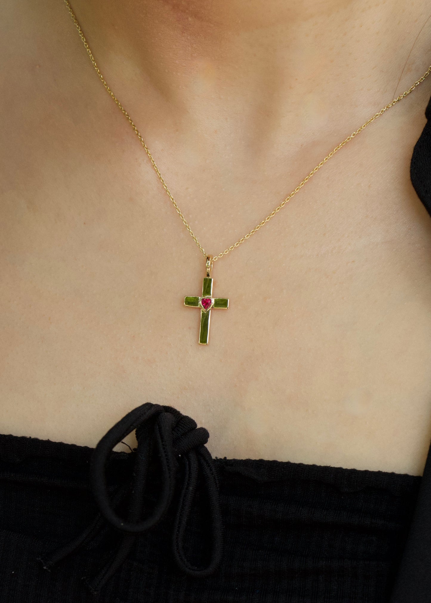 Cross My Heart-Necklace