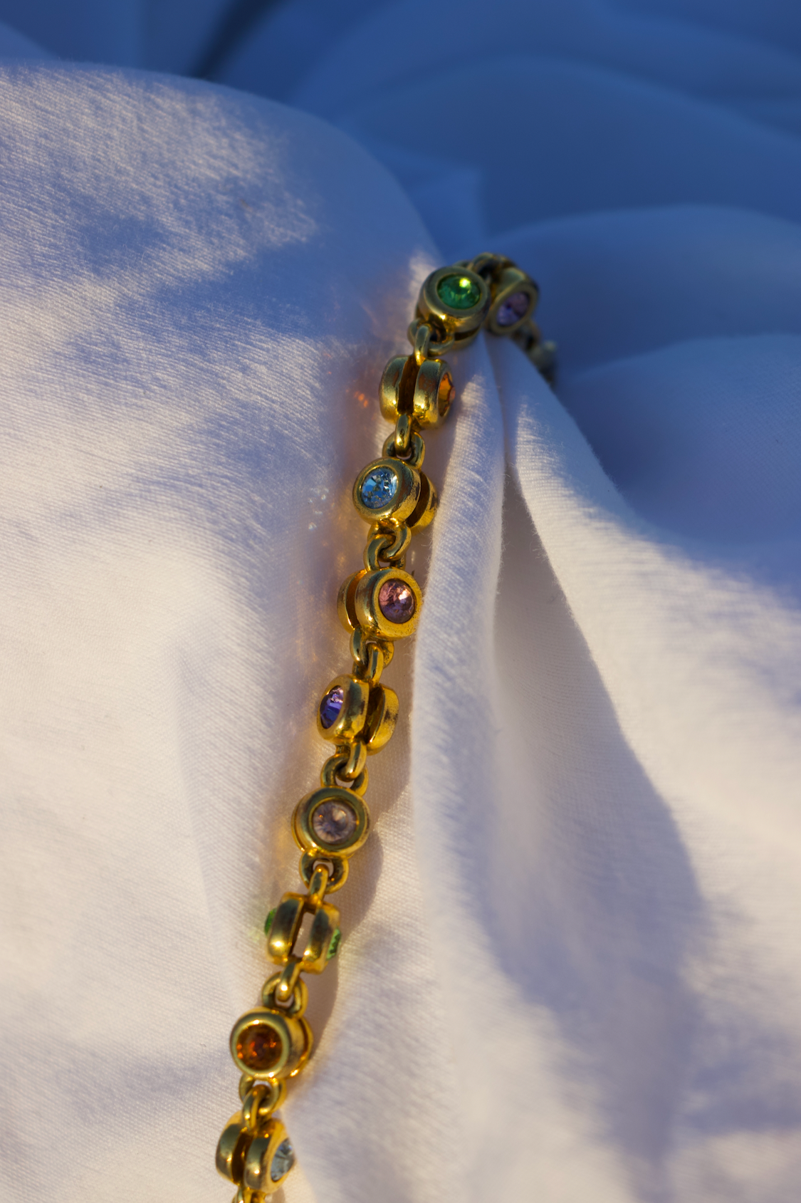 Joann River's Multicolor Gem Bracelete