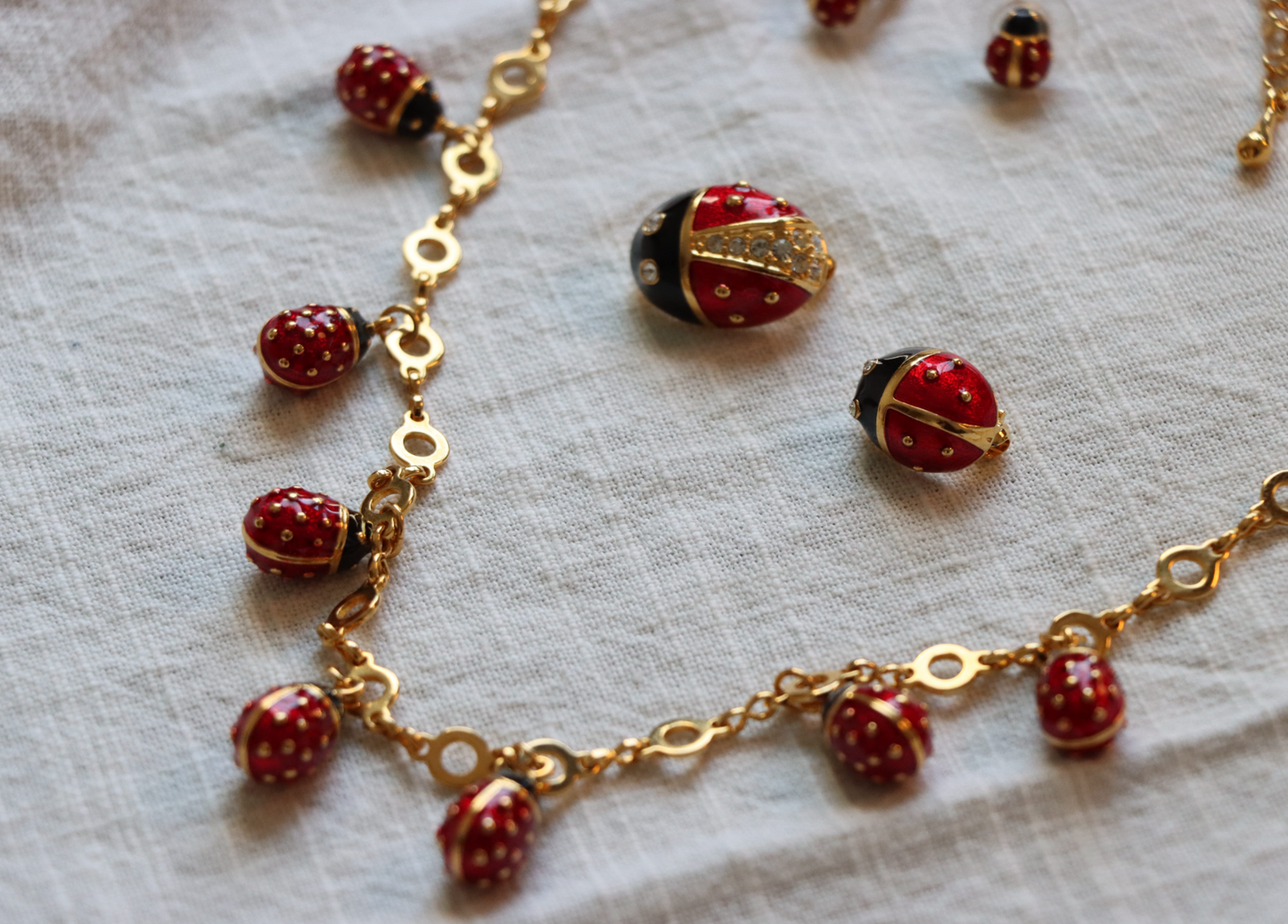 Joan Rivers Ladybug Set