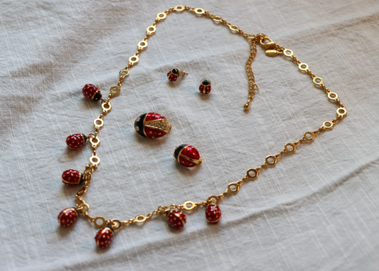 Joan Rivers Ladybug Set