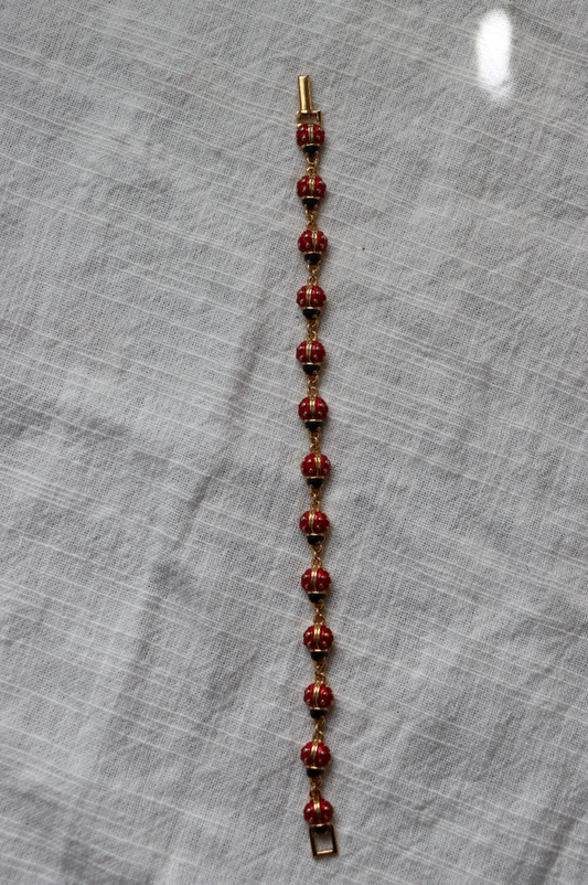 Joan River's Lady Bug Bracelet