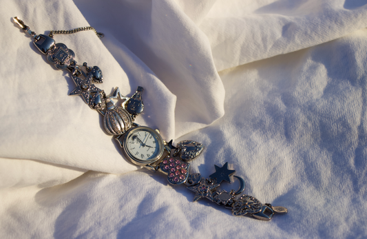 Vintage Kirk's Folly Silver Charm Watch