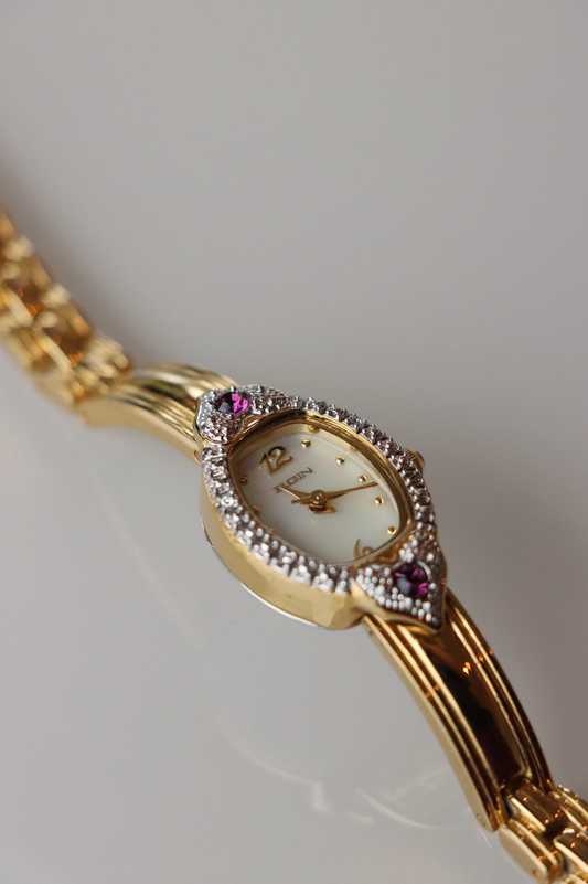 Elgin Vintage, Amethyst Mother of Pearl