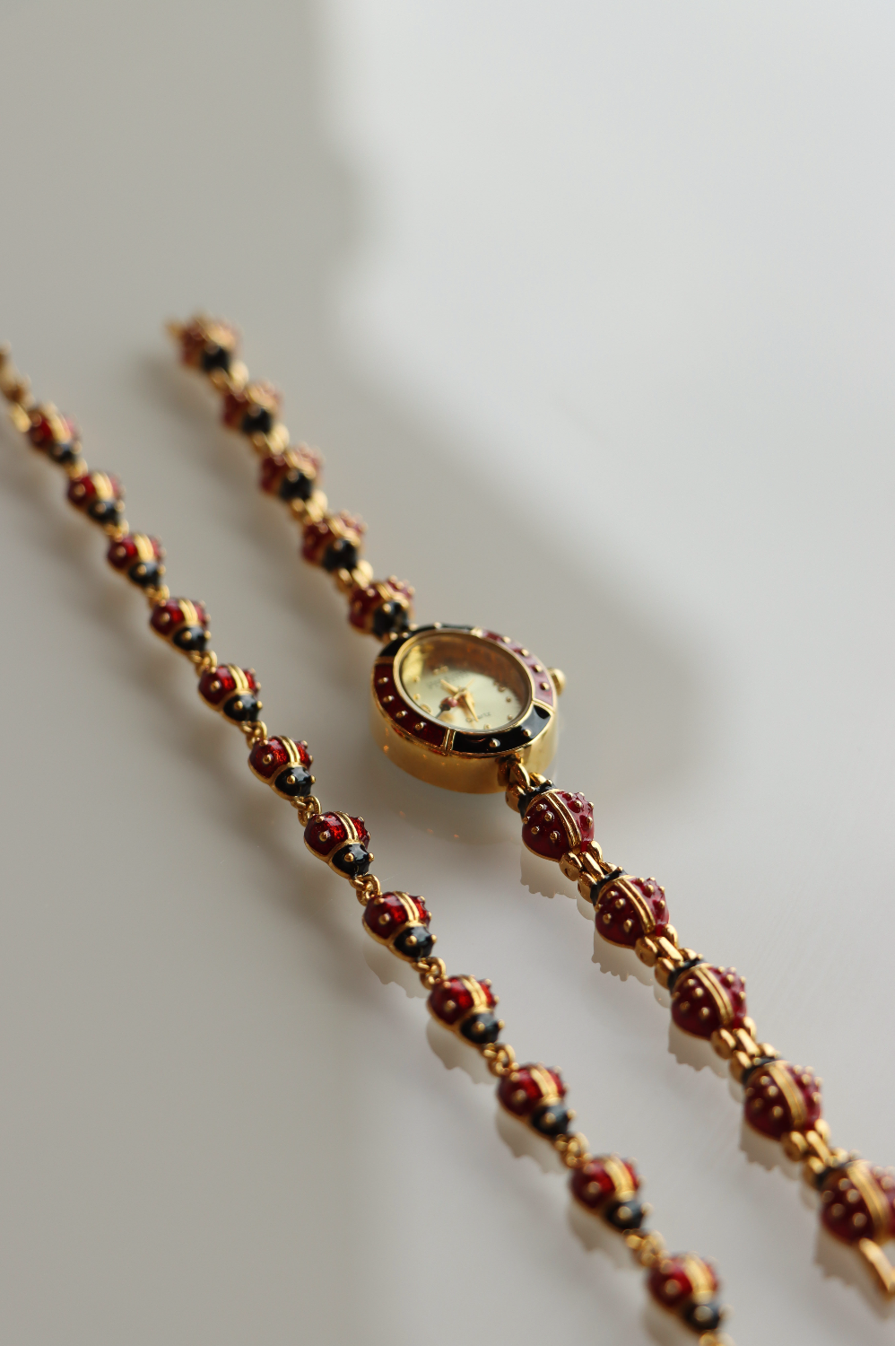 Joan Rivers Ladybug Watch and Bracelete
